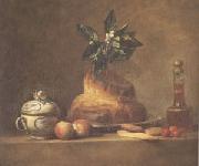 Jean Baptiste Simeon Chardin The Brioche (mk05) oil